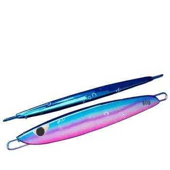 Cheery GS New OEM Slow Pitch Jigging Fishing Lure 60g 80g 130g 150g Metal Fast Sinking Jigs UV Glow Bait Electroplating – Metal Jig – view 5