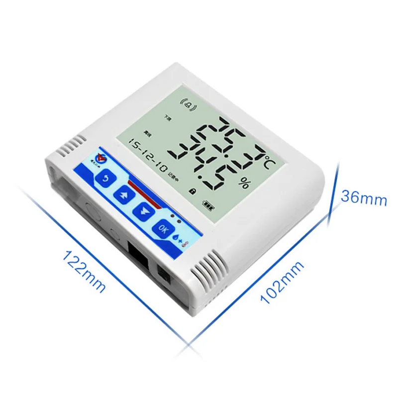 Industrial Wifi Temperature Alarm Sensor Wireless Temperature and Humidity Data Logger