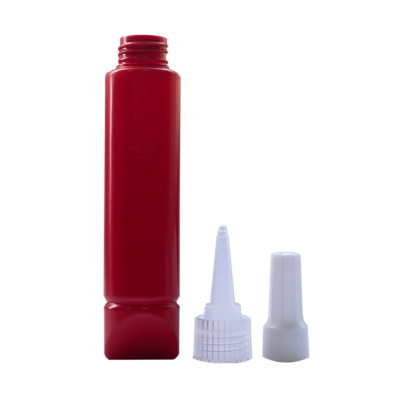 product 50ml 250ml hdpe flat plastic threadlocker bottle520-35