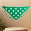 Green snowflake