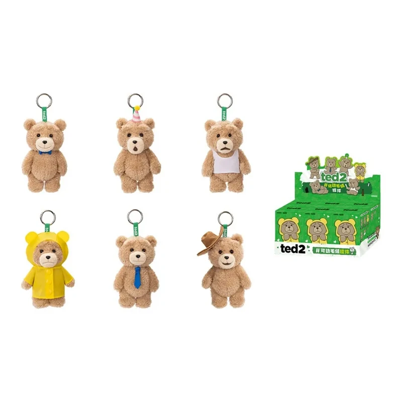 Pop Mart Ted2 Bear Series - Cute Plush Dolls in Mystery Boxes