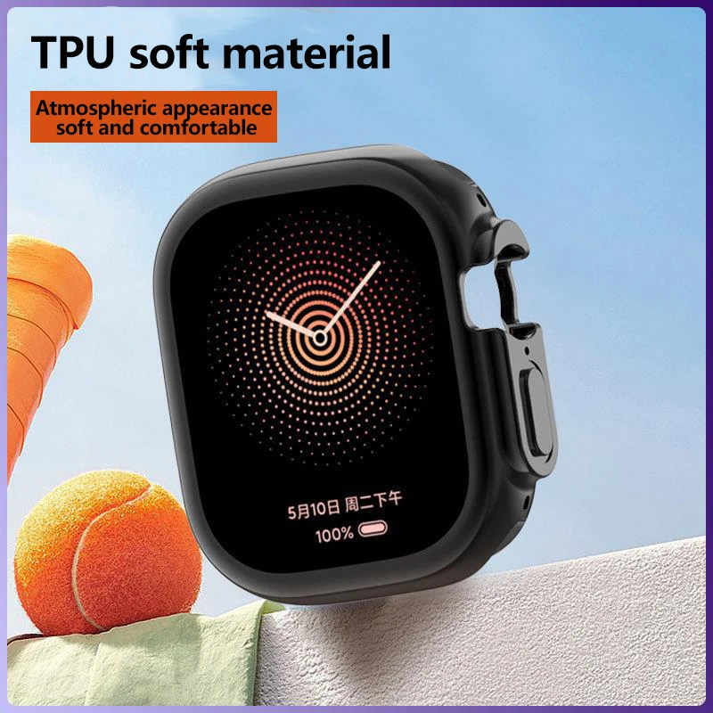 Latest 2022 Soft Clear Tpu 360 Full Cover Case For Apple Watch Series 8