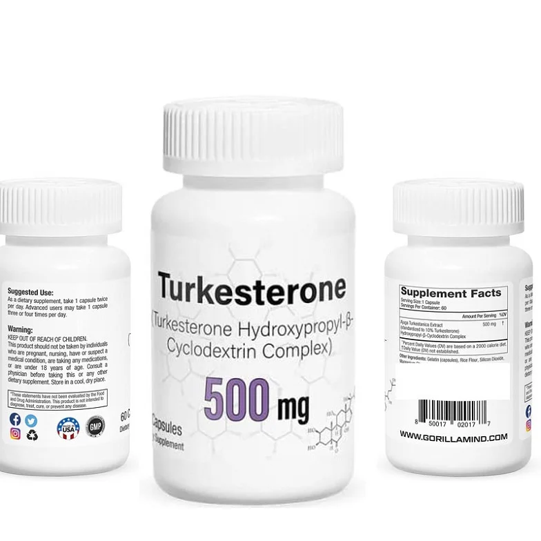 Private Label Turkesterone Tablet 10% 40% Extract 500mg Turkesterone ...
