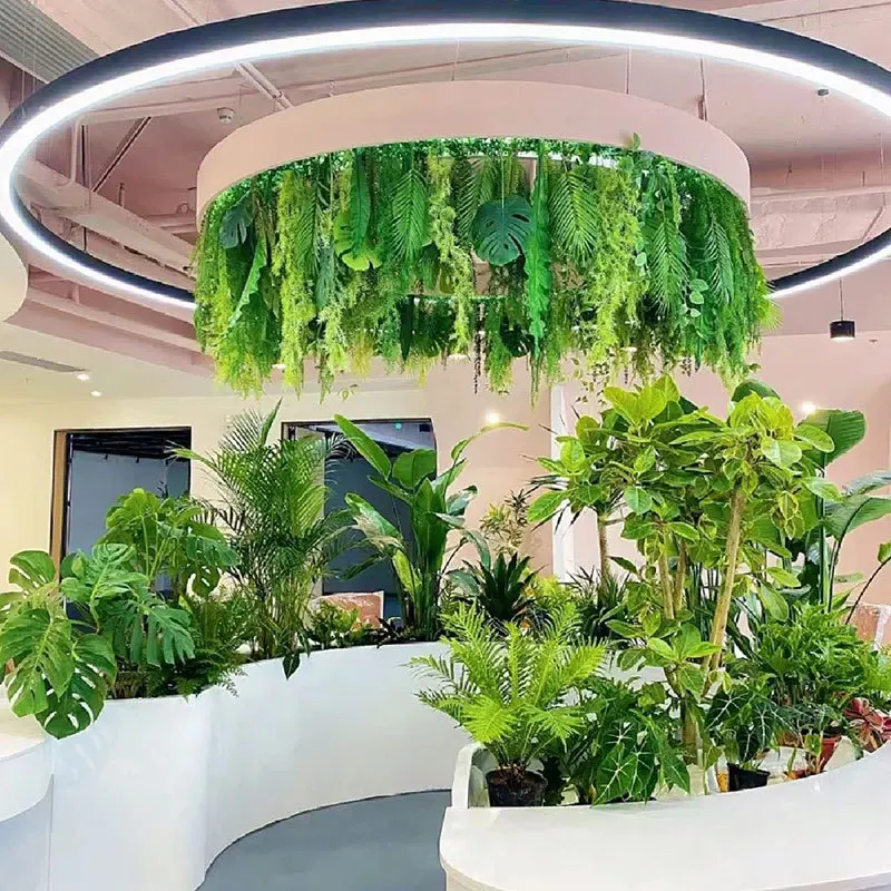 Enchanted Forest Wedding Decor Greenery Fake Hanging Ceiling Plants  Artificial Hanging Plants