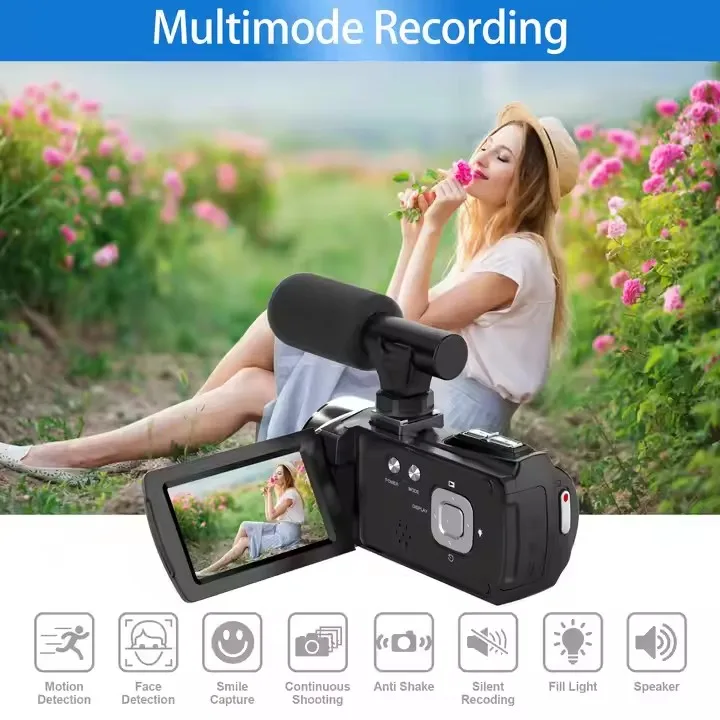 4k Hd Dsc Video Camera With 18x Zoom For Streaming Video Making O&m