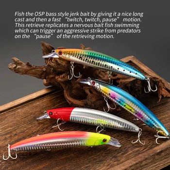 Cheery Mino Lure 13cm/23g Bionic Bait Floating Far-Cast Special Hard Bait for Saltwater Fishing PVC and Plastic with Hooks – Hard Lure – view 4