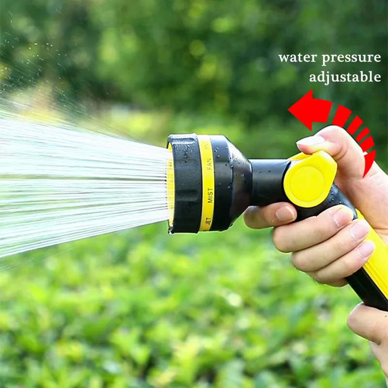 Dyiom High Pressure Trigger Adjustable Water Nozzle Sprayer with Threaded Front, Black (2-Pack) B09T9GSNJ3 - The Home Depot