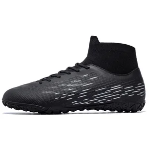 Men's AG Artificial Grass Soccer Training Shoes Long Spike Boots for Spring Winter Summer Football Games for Training