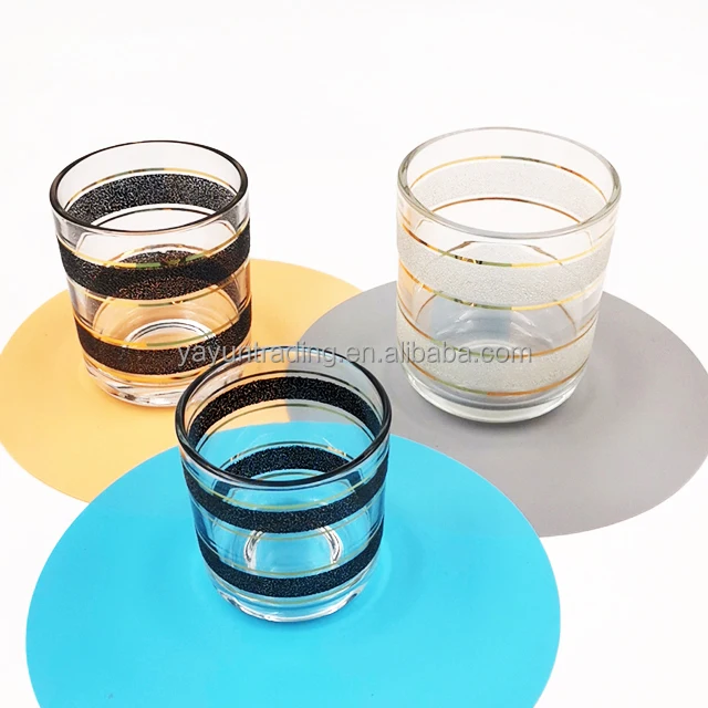 Holographic Candle Jar 16oz Rainbow Peal White Glass Candle Holder With