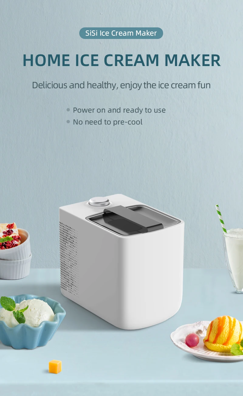 Manufacturer Portable Homemade Automatic Soft Ice Cream Machine