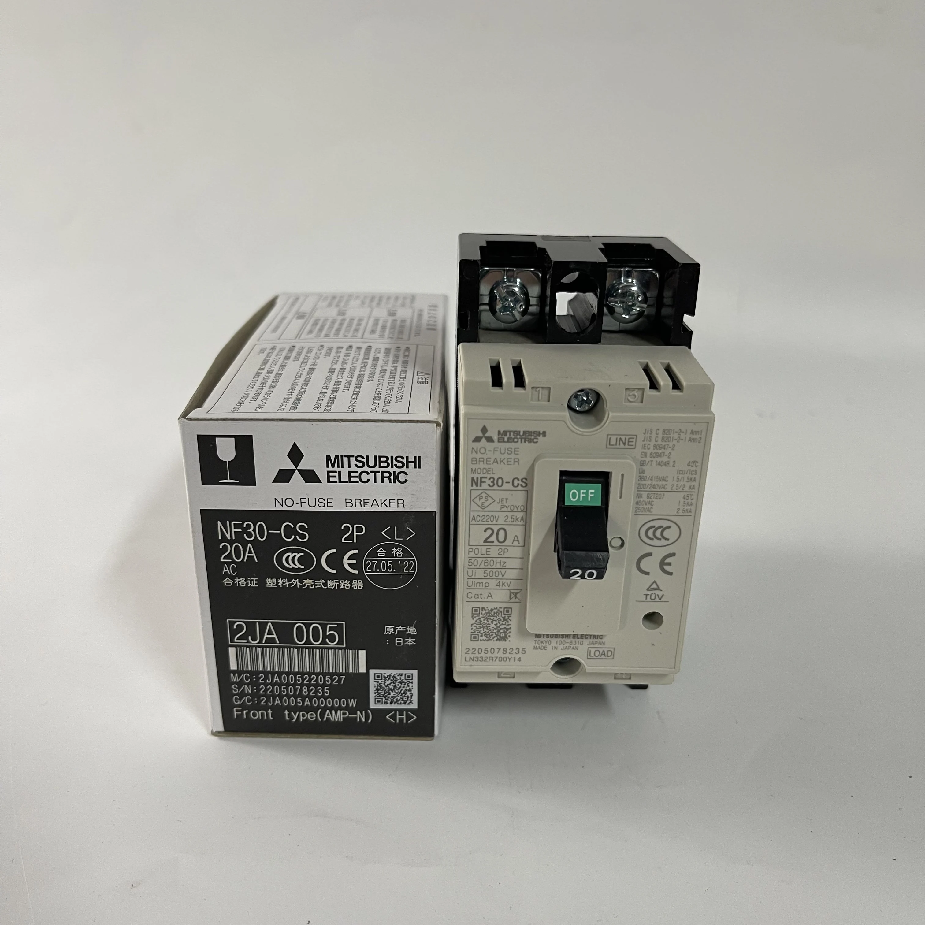 Mitsubishi No-Fuse Circuit Breaker NF30-CS