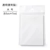 Grandes notes autocollantes transparentes
