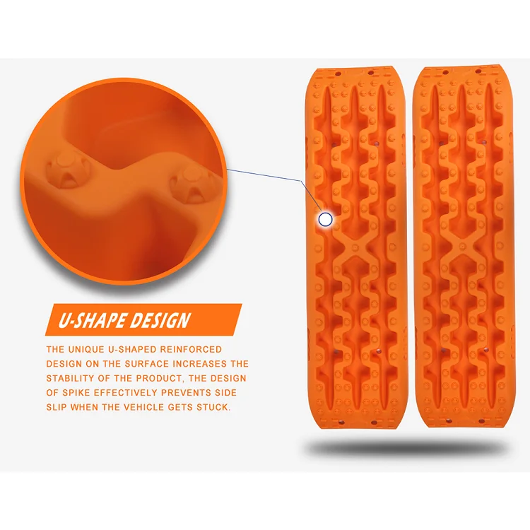 10ton Sand Traction Board Outdoor 4wd Off Road Plastic Sand Recovery Board Traction Rescue Anti