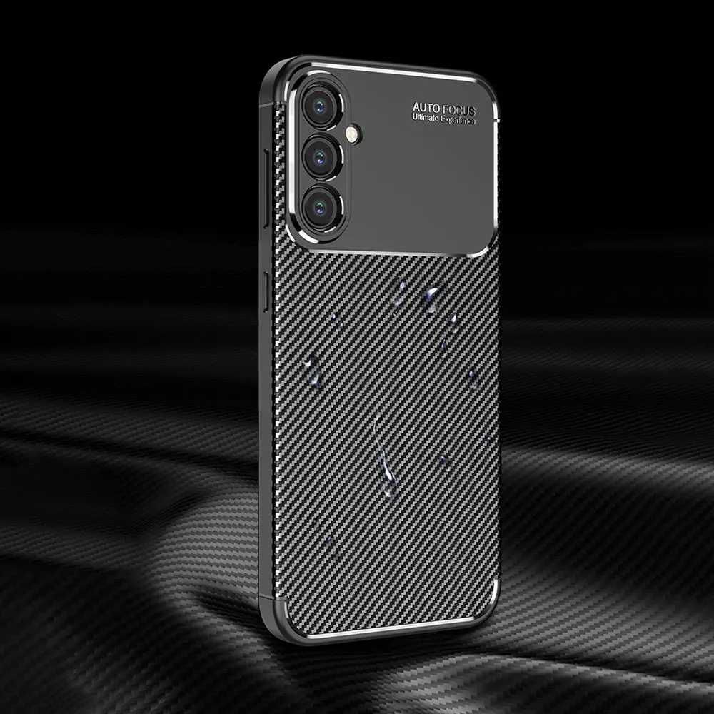 Laudtec SJK263 Frosted Suction Mobile Drop Proof Carbon Fiber Tpu Phone Case For Samsung Galaxy S24 S24+ S23+ S23 Fe supplier