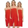 3 Pack Waffle Spa Robe Blue