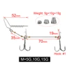 Multi M3 taille/crochet+5g 10g 15g