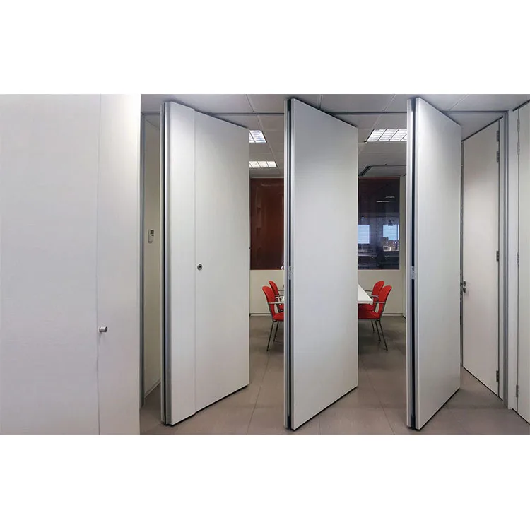Aluminum Frame Office Partition Movable Wall Room Divider Sliding Folding Partition Wall Manufacturers