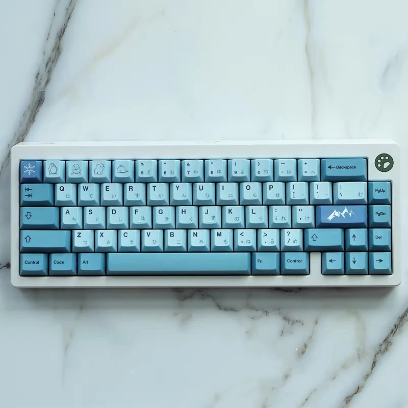 Keycaps, PBT Keycaps 114 toetsen Dye Sublimatie Pixel Keycap met Puller voor Cherry Profiel Gateron Kailh Switch Mechanische Toetsenbord Keycaps