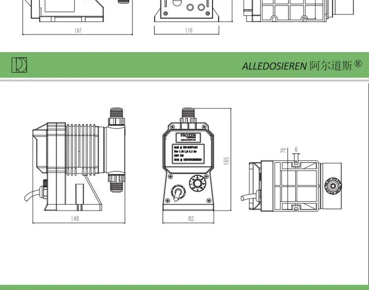 Alledosieren V Series Metering Dosing Pump Water Treatment Dosing