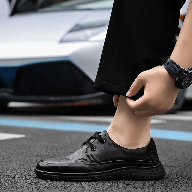 Office Comfortable Genuine Leather Dress & Oxford Shoes Derby Shoes For Men