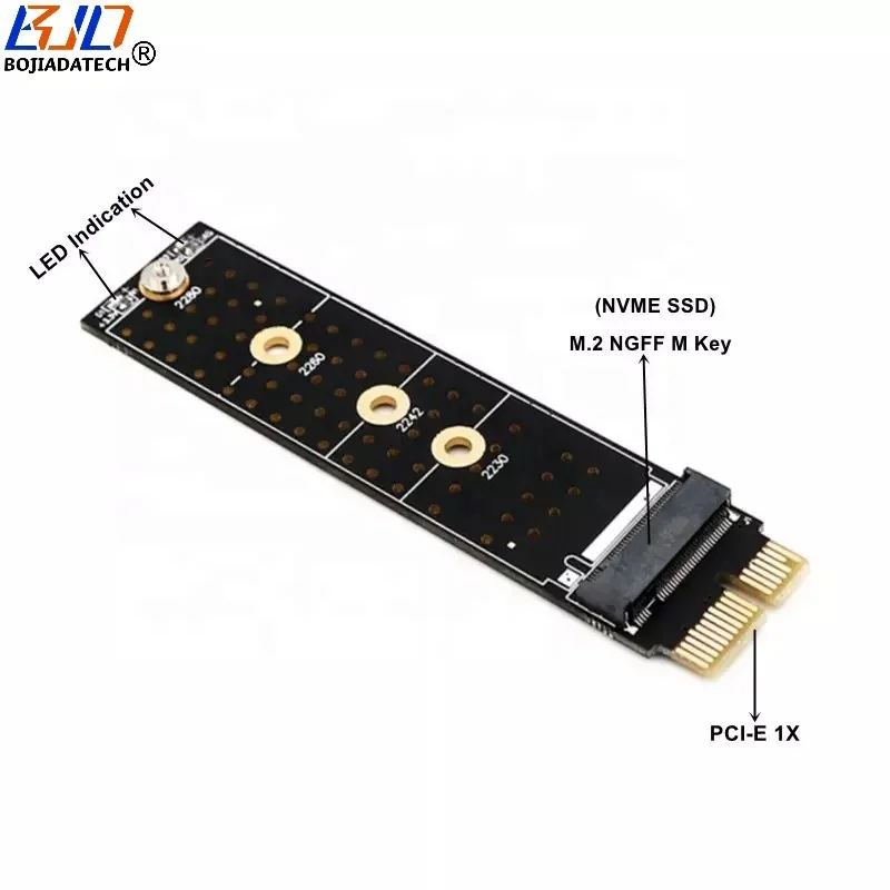 Adaptateur PCI Express pour 1 SSD M2 NVMe (mode PCIe) (DEX-307625)