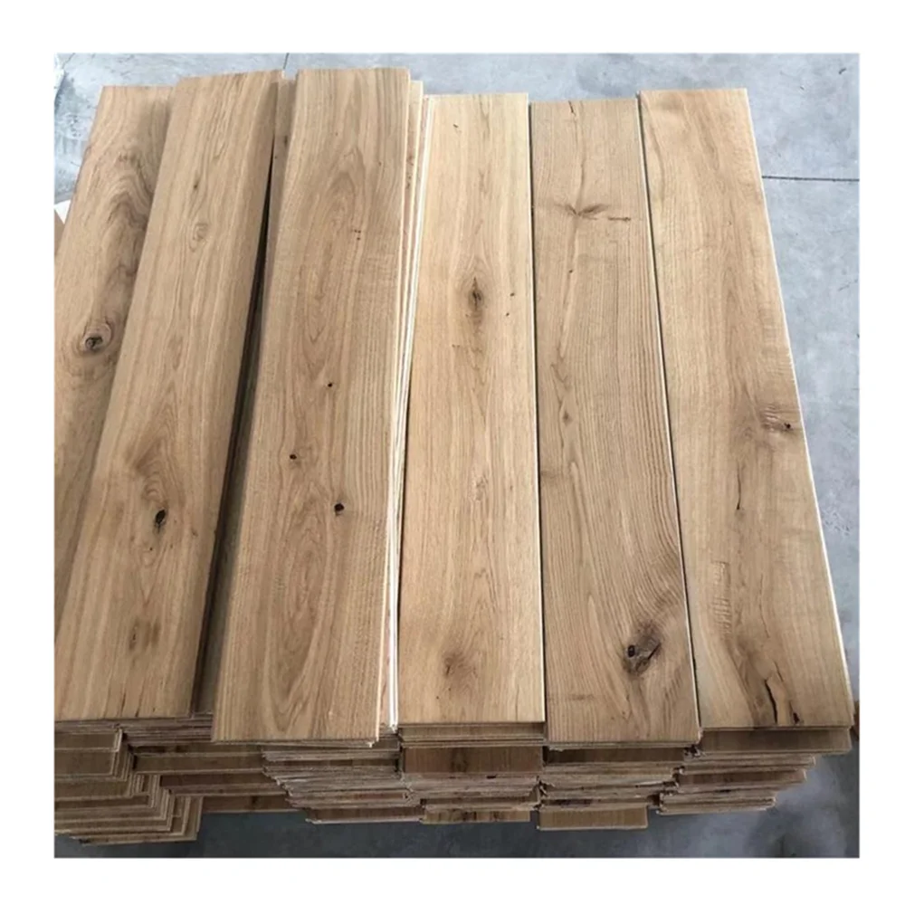 150 mm naturel plat huilé Engineered European Oak Wood Flooring 18/4 épais 