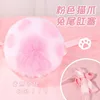 Bola de pelo de garra de gato rosa