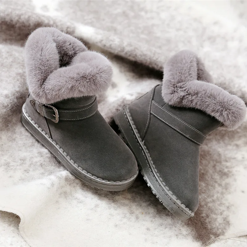Winter snow boots keep warm hight boot for women