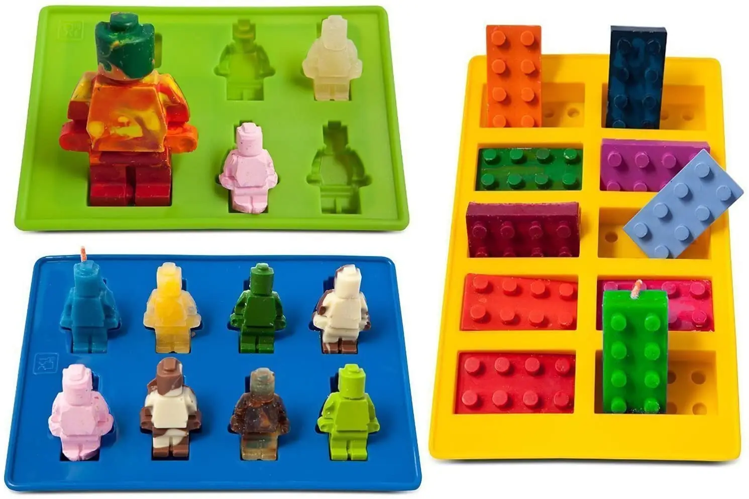 Silicone Lego Candy Molds for Awesome Desserts