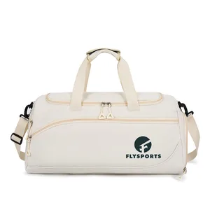 Custom Logo Hot Selling  New Design Large Capacity Sport Yoga Travel Bag Portable Gym Bag With Shoes Compartment