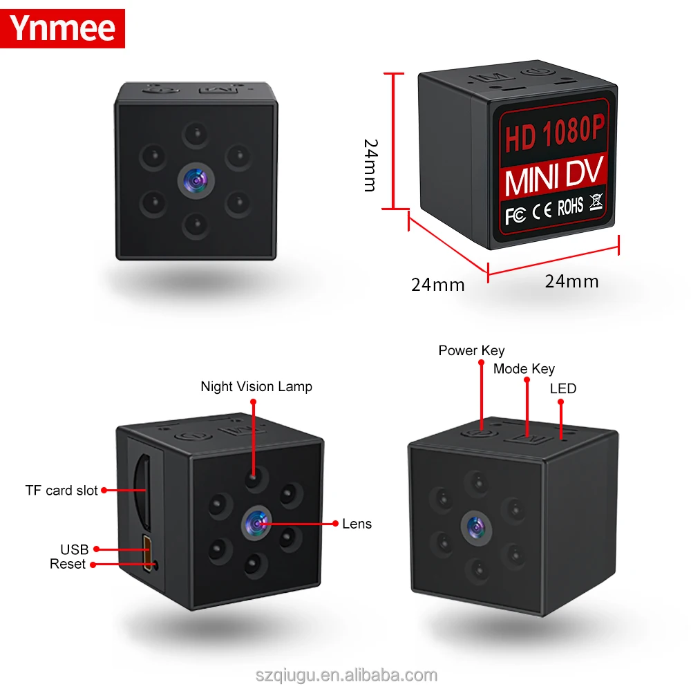YNMEE HD1080P Video Record Cameras - Action Sport DV Camcorder