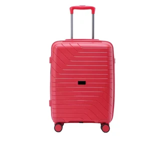 Best Price Luxury Fashionable New PP Material Luggage Cases 60 Degree Silent Wheel Zipper Suitcase Waterproof Boarding Box