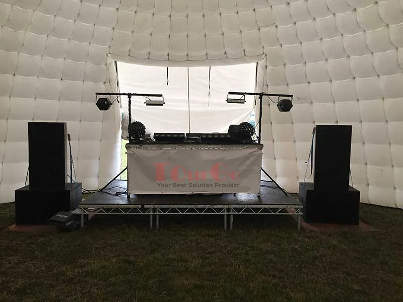 4ftx8ft Aluminum Mobile Stage Platform Concert Event Wedding Truss Stage Structure Aluminum Litedeck Stage