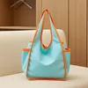 Bolso tote mediano-azul lago-30*28*10