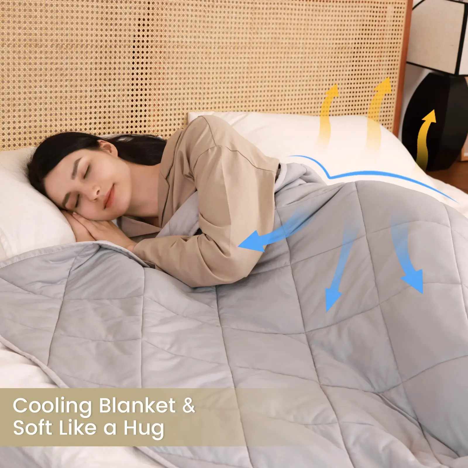 Kuangs Brand Therapy Cotton Arc Chill Cooling Weighted Blanket Buy