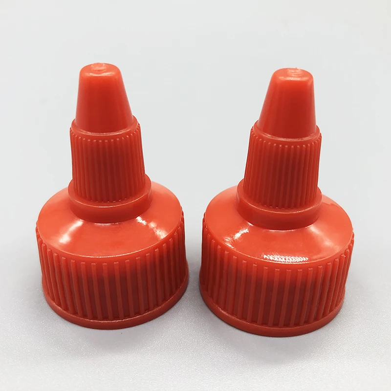 20mm 24mm 28mm sharp mouth plastic caps twist off caps for empty bottle