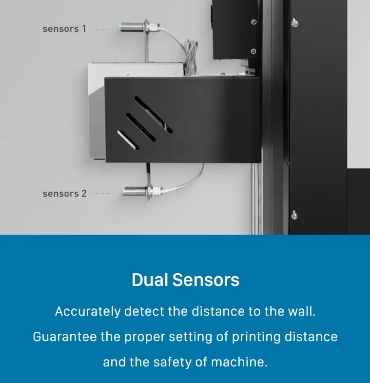 Factory Outlet 300X200 Two Heads Easy Operate High Stability 1440dpi Photo Quality Vertical 3D UV Imprimante Mural Wall Printer