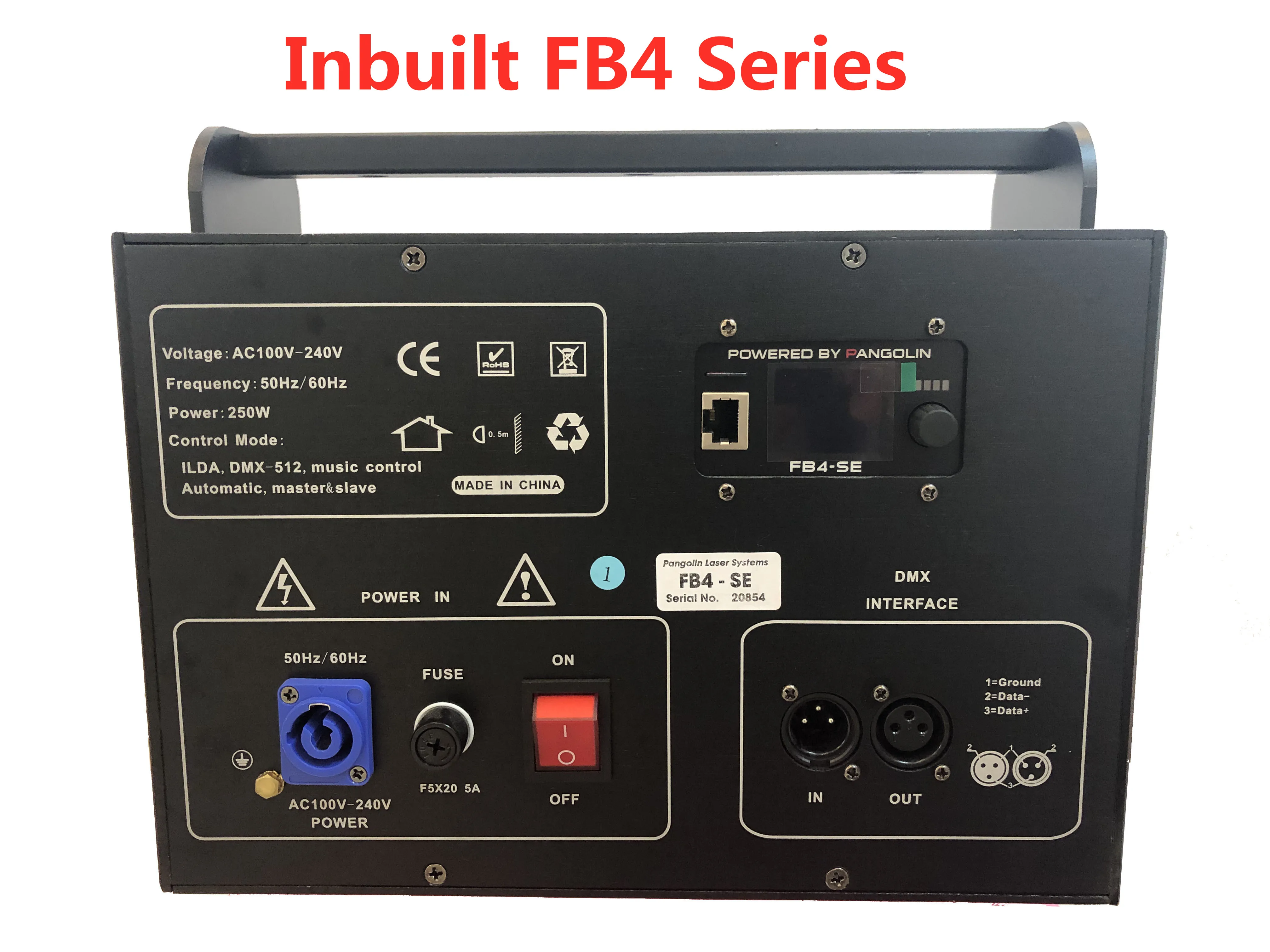 Programmable Integrated Pangolin FB4 40K 6W RGB Full Color Animation Laser Light