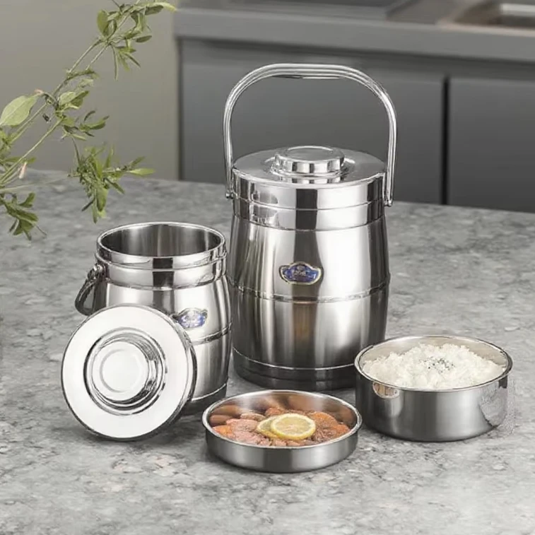 Lunch Box Large Food Flasks Large Capacity Luxury Food Warmer Set - Main Image