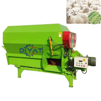 High quality grain feed mill mixer TMR feed mixer cheap price electric wagon animal food feed grinding machine for sale