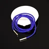 Laccio per scarpe blu scuro da 4 mm con puntale