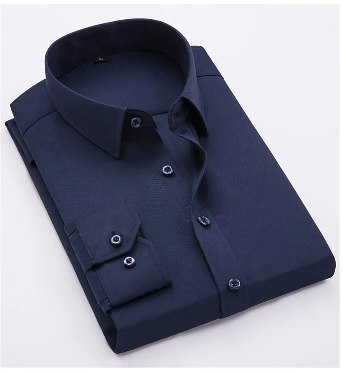 Masheng 2021 Business Casual Men's Shirts Dropshipping Plus Size 5xl ...