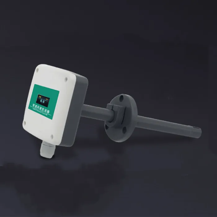 Air Flow Sensor Velocity Transmitter Air Flow Velocity Meter Duct Wind Speed Sensor