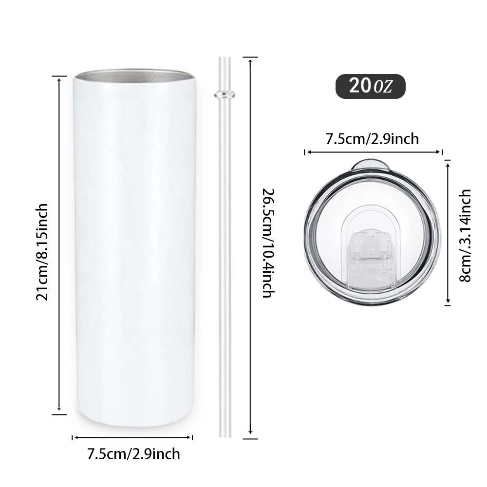 Sublimation Stainless Steel Blank Sublimation Tumblers With Straw And Lid  White, 10oz Capacity For Cricut And Coffee Stock From Zewy, $5.15