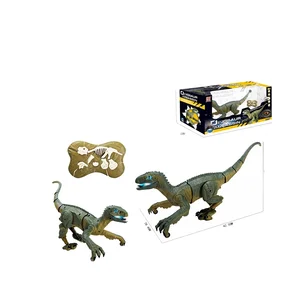 Hot Selling Toys Kids 2.4g RC Dinosaur Intelligent Remote Control Animal With Sound and Light