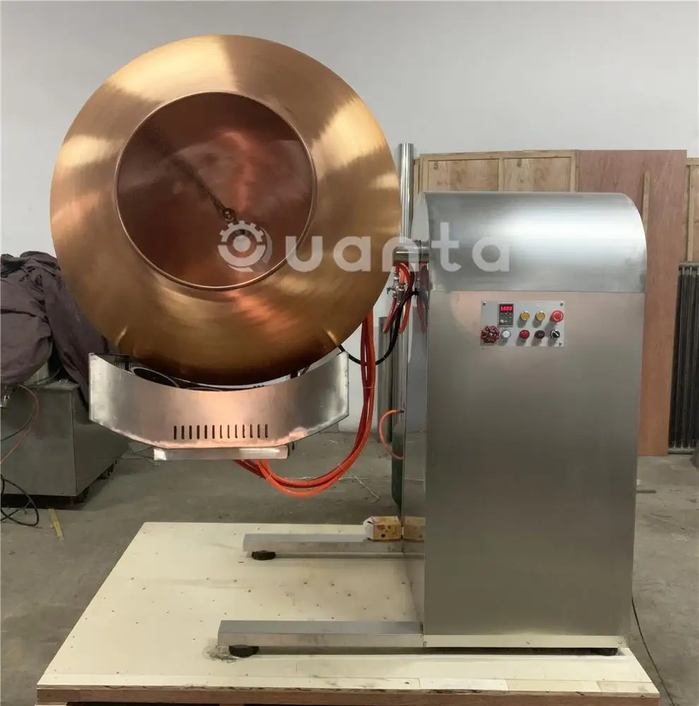 Top manufacturer Automatic sugar peanut chocolate coating pan machine