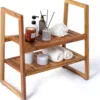 Tabouret de salle de bain en teck (petite taille)