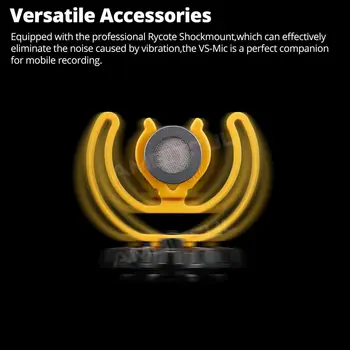 GODOX VS-Mic Universal Video Microphone with Shock Mount, Deadcat Windscreen,Heart-Shaped Pickup Mode product image