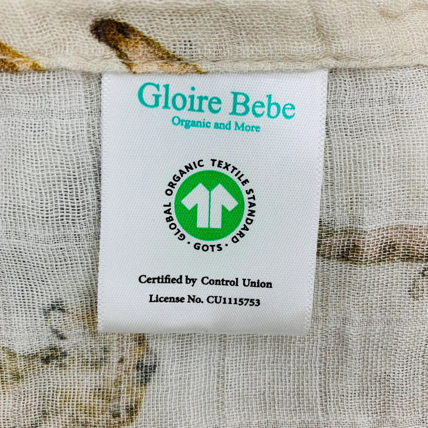 Neutral Digital Printed Baby Receiving Blanket Organic Bamboo Cotton