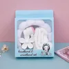 White - Four-Piece Makeup Brush Set  (Gift Box)